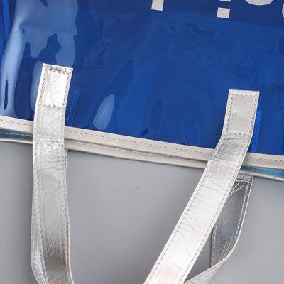 Bolso de jalea de PVC transparente Bolso de moda holográfico hombro de compras Bolso de plástico para mujeres