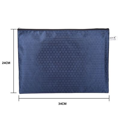 Bolsa de archivos de poliéster con patrón de fútbol colorida impermeable Bolsa de almacenamiento de papel con bolsa