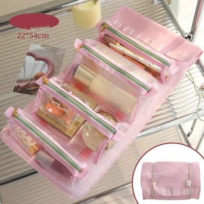 Bolsa de higiene de viaje de gran capacidad impermeable perfecta para almacenar productos para el cuidado de la piel