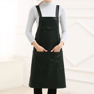 Apron de cuero con logotipo personalizado para chef estilista parrilla restaurante bar y cafeterías duradero