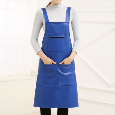 Apron de cuero con logotipo personalizado para chef estilista parrilla restaurante bar y cafeterías duradero