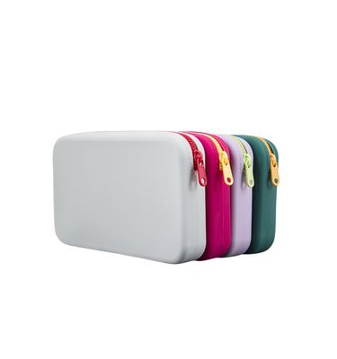 Bolsa de almacenamiento de producción digital con logotipo bolsa cosmética impermeable pincel de maquillaje de silicona