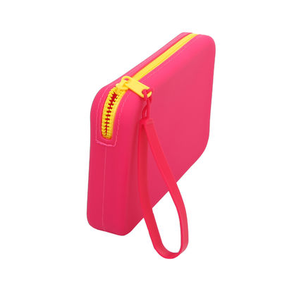 Bolsa de almacenamiento de producción digital con logotipo bolsa cosmética impermeable pincel de maquillaje de silicona