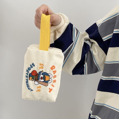 Mini bolso de almacenamiento con logotipo personalizado Bolso de mano de corduroy original