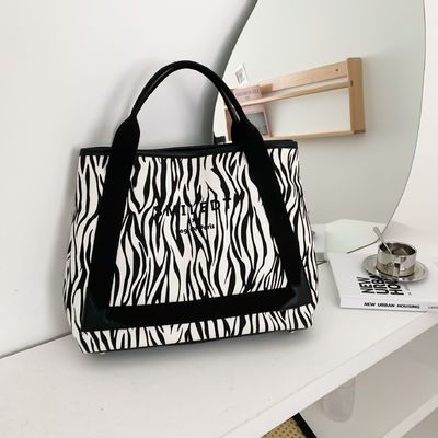 Logotipo personalizado de viaje de poliéster mujer hombro de lienzo bolsa de playa para compras y ocio