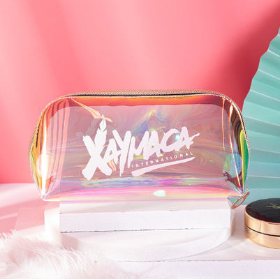 Logotipo de bolso cosmético TPU láser personalizado Impreso para almacenamiento portátil por Chic Ritzy