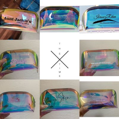 Logotipo de bolso cosmético TPU láser personalizado Impreso para almacenamiento portátil por Chic Ritzy