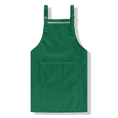 Delantal de lienzo de color sólido para cocina impermeable en restaurante de cafetería comercial