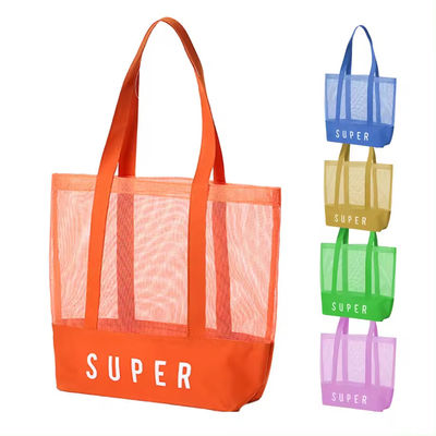 Material principal de poliéster bolso de bolsa de arena de playa personalizado ultraligero