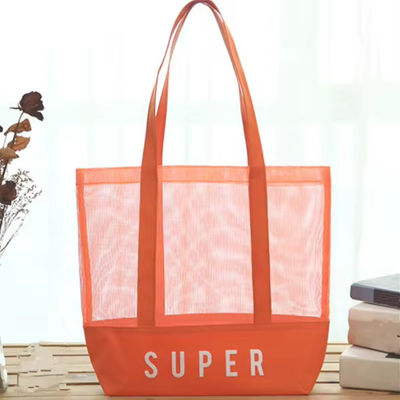 Material principal de poliéster bolso de bolsa de arena de playa personalizado ultraligero