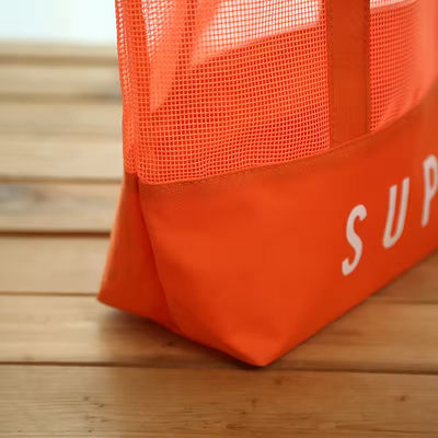 Material principal de poliéster bolso de bolsa de arena de playa personalizado ultraligero