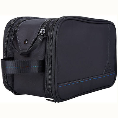 Muestra de gran capacidad de separación húmeda y seca Bolsa de aseo impermeable de poliéster de hombres Bolsa de almacenamiento con logotipo personalizado