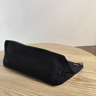OEM/ODM aceptado Logotipo personalizado Impreso de lona Bolsa de maquillaje con cremallera para almacenamiento de lápices y monedas