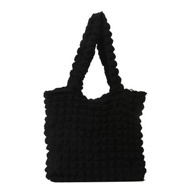 Personalidad Bolboreta Flor Cubierta Bajo las axilas Tote Bolsa de compras Bolsas de nubes de arrugas para mujeres
