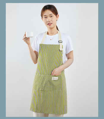 Personaliza el delantal de cocina con el logotipo de ropa de algodón... el uniforme del personal de servicio para el bar del restaurante.