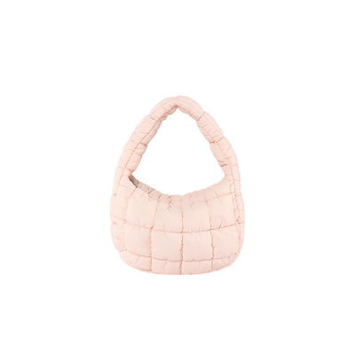 Bolso de mano de color personalizado 2024 Bolso de algodón de patrón de rejilla de tendencia para mujeres de moda