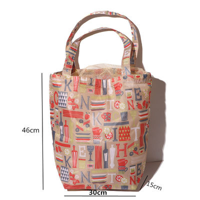 Logotipo personalizado aceptado Polyester Patchwork Mesh Drawstring Bags para maquillaje Cosméticos
