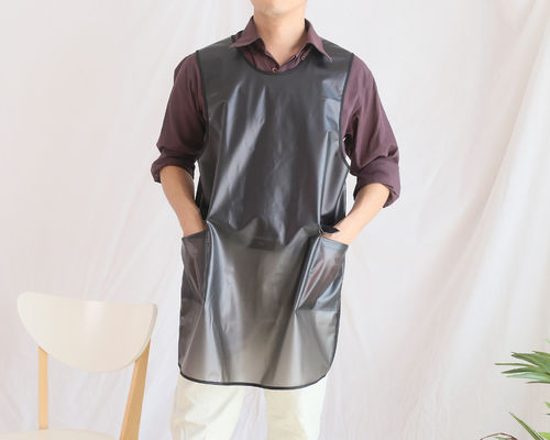 Logotipo personalizado del delantal TPU Moda Restaurante delantal impermeable para el personal de servicio Necesidades de uniforme
