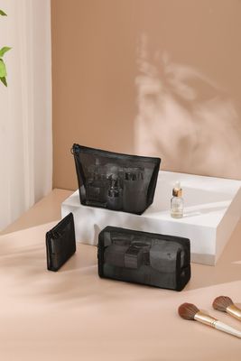 Confección de maquillaje de tres piezas sencilla y práctica Organiza tus artículos esenciales con facilidad