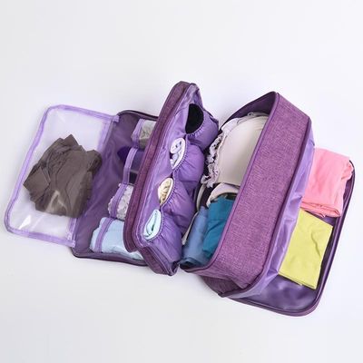 Bolsa de maquillaje de viaje impresa con logotipo personalizado para almacenamiento de maquillaje de moda y organizado