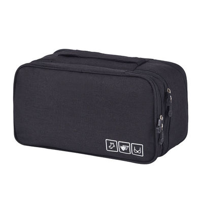 Bolsa de maquillaje de viaje impresa con logotipo personalizado para almacenamiento de maquillaje de moda y organizado