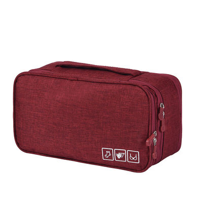 Bolsa de maquillaje de viaje impresa con logotipo personalizado para almacenamiento de maquillaje de moda y organizado