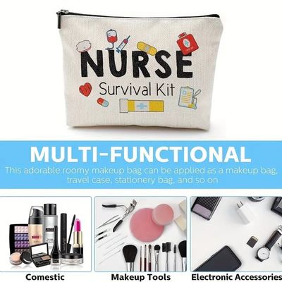 Logotipo personalizado Bolso de almacenamiento impreso Toiletry Bolso de maquillaje de viaje Bolso de lona reutilizable Bolso cosmético de algodón de yute