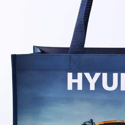 Bolsa laminada no tejida ecológica de tamaño mediano para tiendas personalizadas