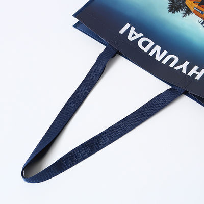 Bolsa laminada no tejida ecológica de tamaño mediano para tiendas personalizadas
