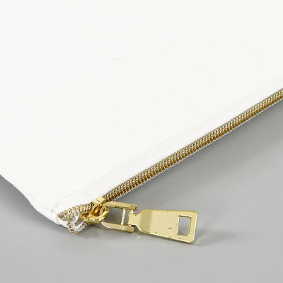 Logotipo personalizado Bolso de lápiz de lienzo Organizador perfecto para artículos de tocador y maquillaje de viaje