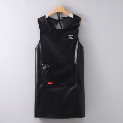 Apron de trabajo de cuero genuino para chef carnicero metalero carpintero