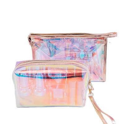 Bolsa cosmética transparente TPU con logotipo personalizado Bolsa cosmética láser de belleza multifunción