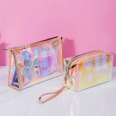Bolsa cosmética transparente TPU con logotipo personalizado Bolsa cosmética láser de belleza multifunción