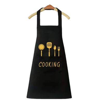 Apron de denim Logotipo personalizado para Chef Sublimación Impermeable Pron de poliéster de algodón