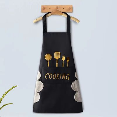 Apron de denim Logotipo personalizado para Chef Sublimación Impermeable Pron de poliéster de algodón