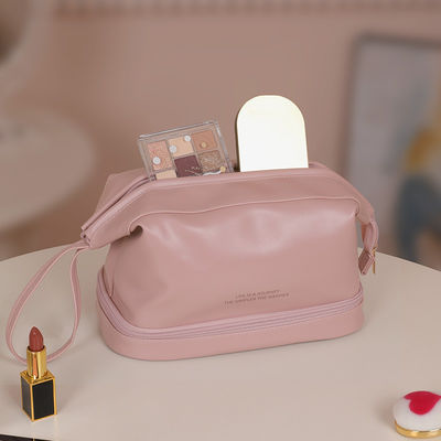 Mejor bolso cosmético de PU personalizado con logotipo de maquillaje