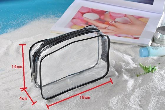 3-Pc Bolsa de cosméticos cristalinos para viajes y artículos de tocador OEM/ODM aceptable