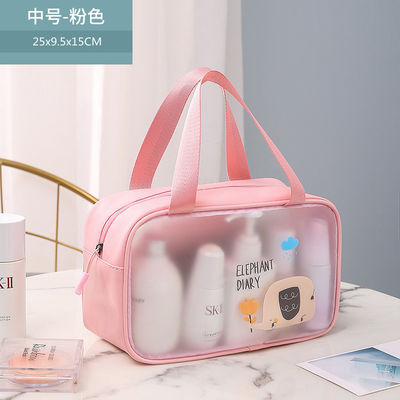 3pcs bolsa cosmética clara personalizada personalizada bolsas de viaje letra tipo patrón
