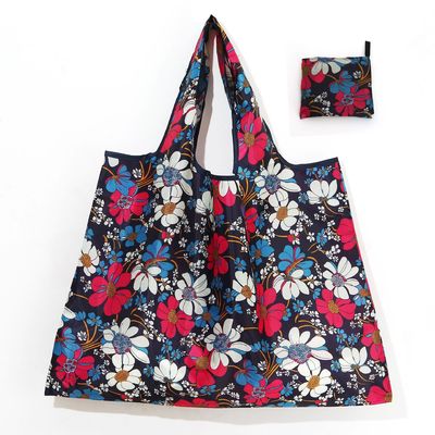 Bolsa de compras plegable impermeable con gran capacidad Color personalizado Reciclado Reutilizable