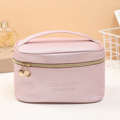 Bolso de maquillaje personalizado más nuevo estilo de moda impermeable PU bolso portátil de viaje cosmético