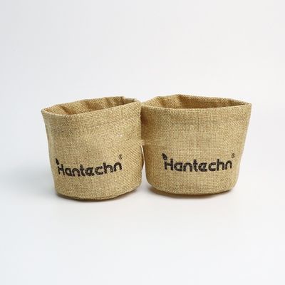 Logotipo ecológico personalizado Impreso impermeable Reciclado Bolso portátil de plantación de macetas de flores