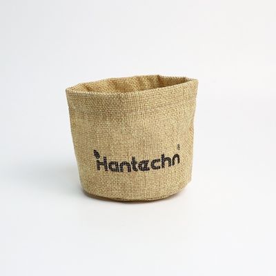 Logotipo ecológico personalizado Impreso impermeable Reciclado Bolso portátil de plantación de macetas de flores