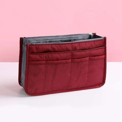 Bolsa de maquillaje personalizada de fieltro con asas duras La adición perfecta a su colección