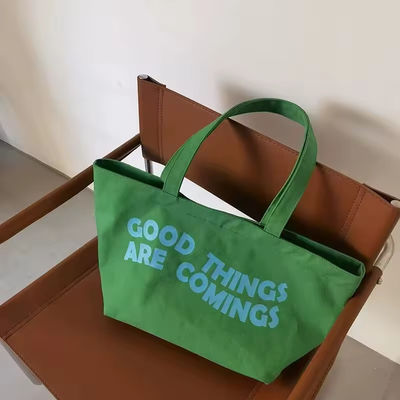 Bolsas de playa de verano con mango para mujeres Comprar lienzo grande Lo más moderno