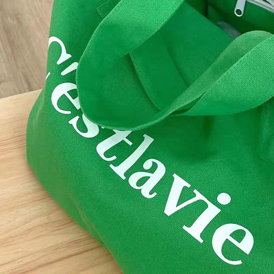 Bolsas de playa de verano con mango para mujeres Comprar lienzo grande Lo más moderno