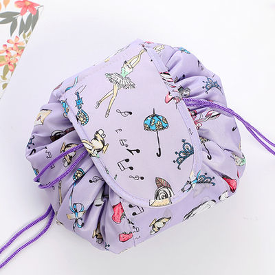 Bolso de maquillaje de impresión de unicornio para viajes Bolso con material de poliéster y diseño de unicornio