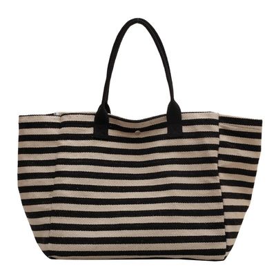 Mantente a la moda y organizado con este bolso de compra de lienzo de logotipo personalizado para mujeres