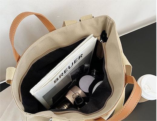 Lanteja Eco amigable reciclado simple a granel grande Calico orgánico algodón bolsa de compras