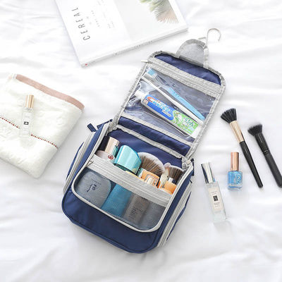 Bolsa de cosméticos de viaje personalizada con diseño colgante y bolso incluido