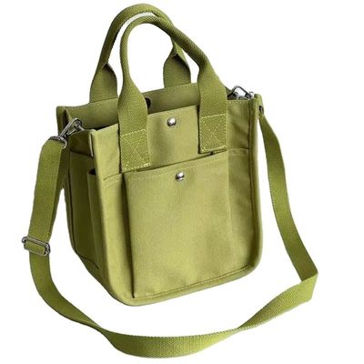 El más nuevo estilo de moda del lienzo del cuerpo cruzado bolso de compras con correa ajustable
